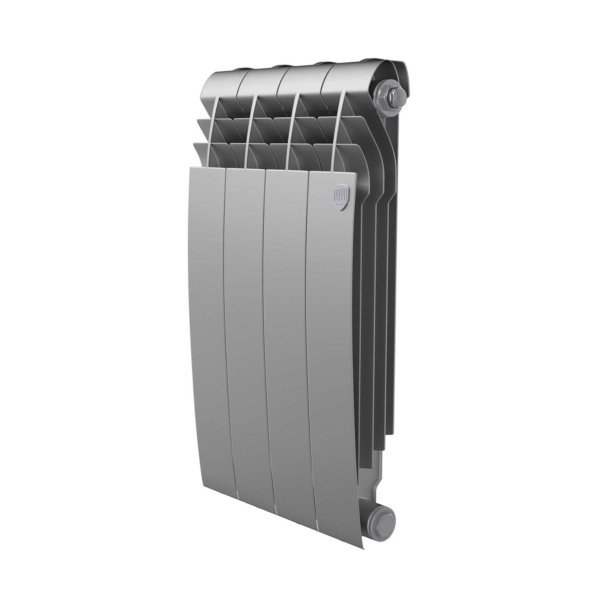 Радиатор биметаллический Royal Thermo BILINER B 500 Серебристый — 4 секц.